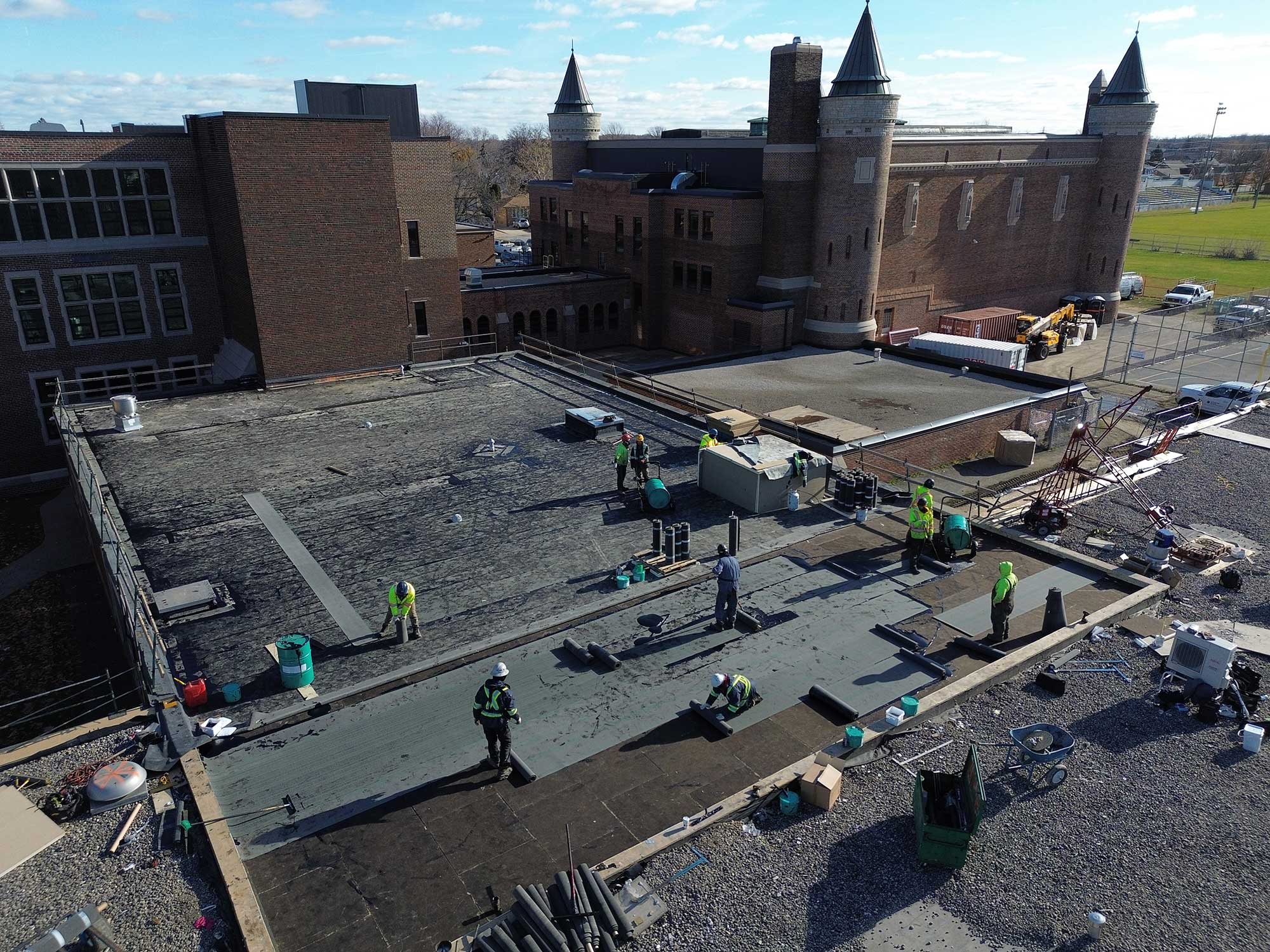 Project photos of Kennedy Highschool