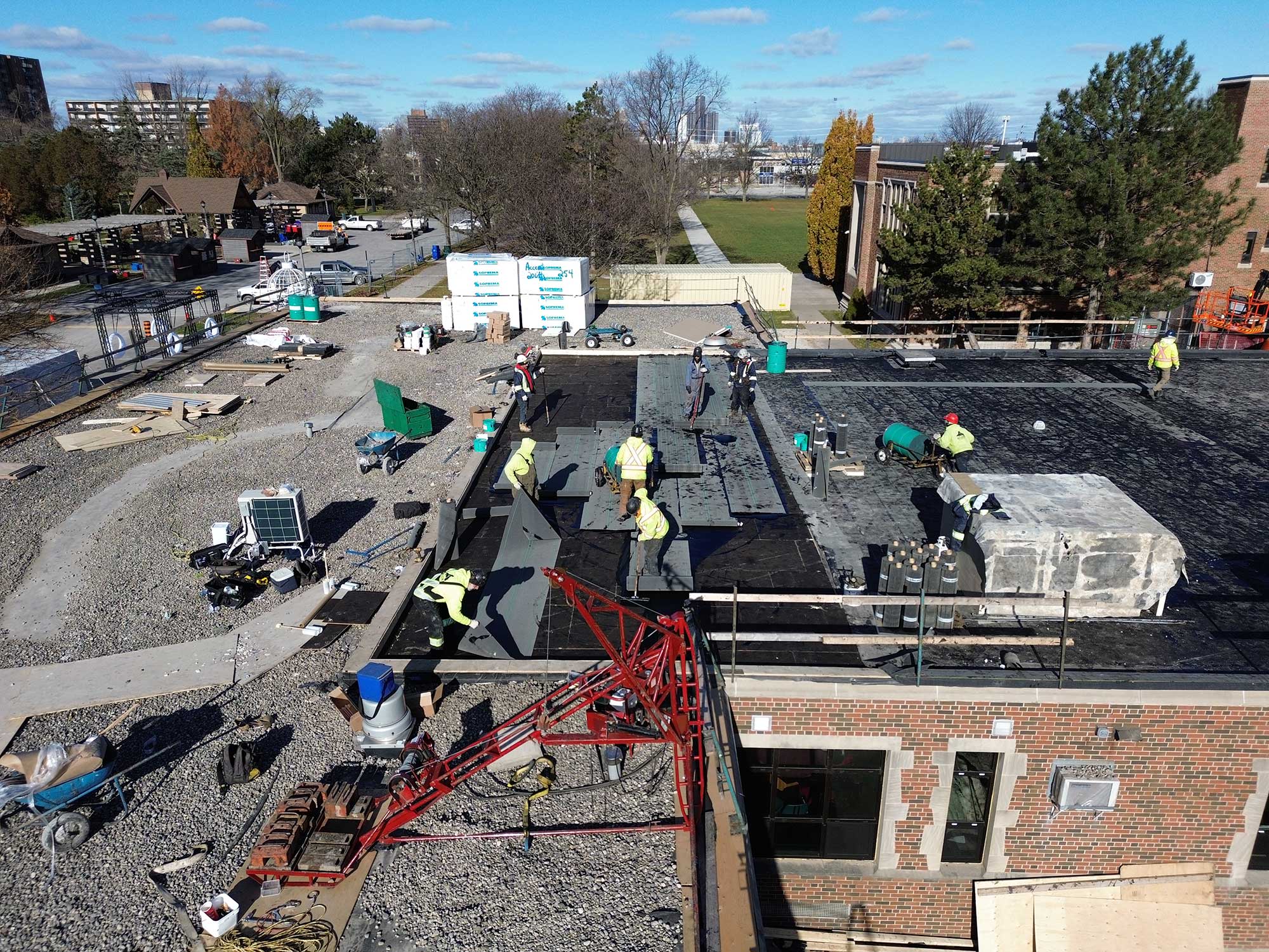 Project photos of Kennedy Highschool