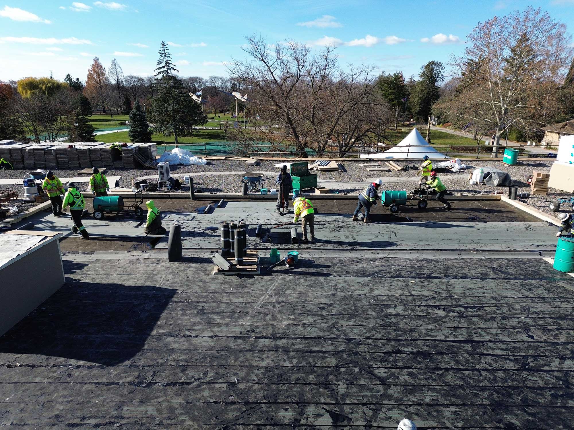 Project photos of Kennedy Highschool