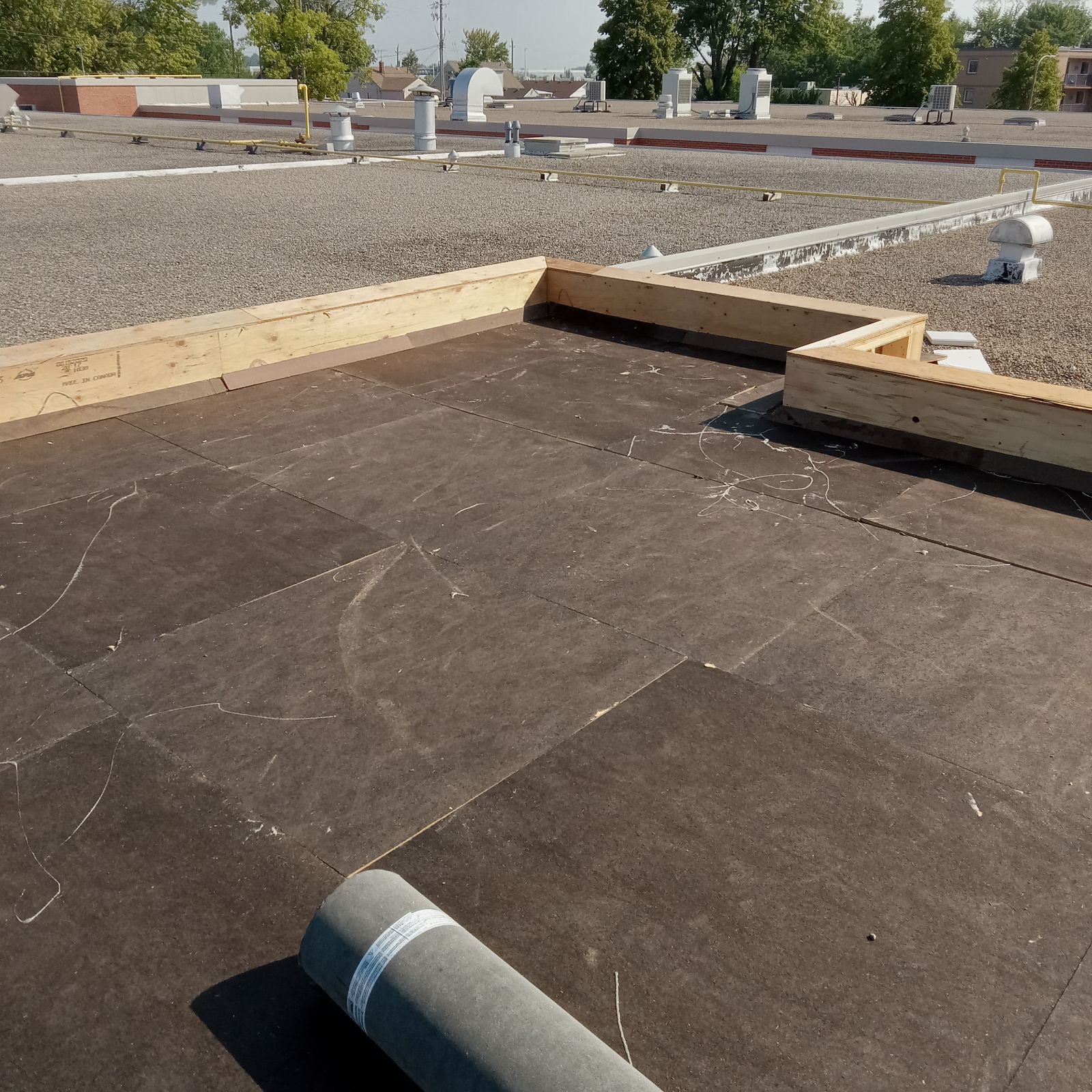 Miscellaneous roof and building work done by Accent roofing.