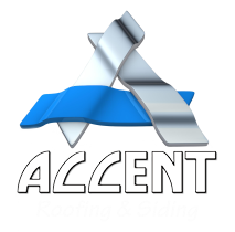 Accent roofing and siding main logo.